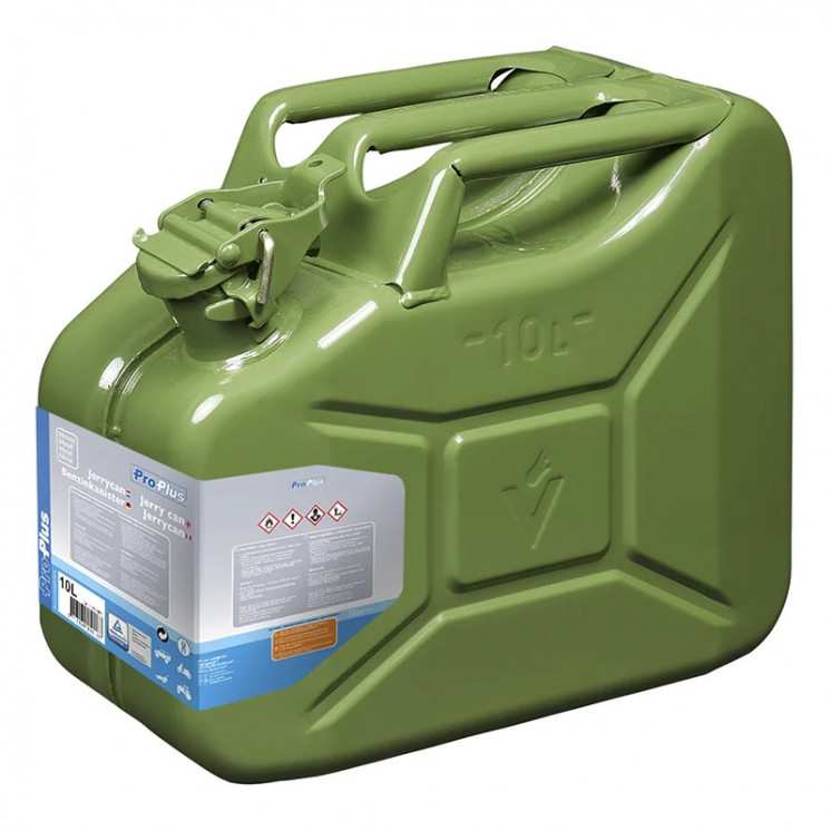10L metal jerrycan - safe & durable use