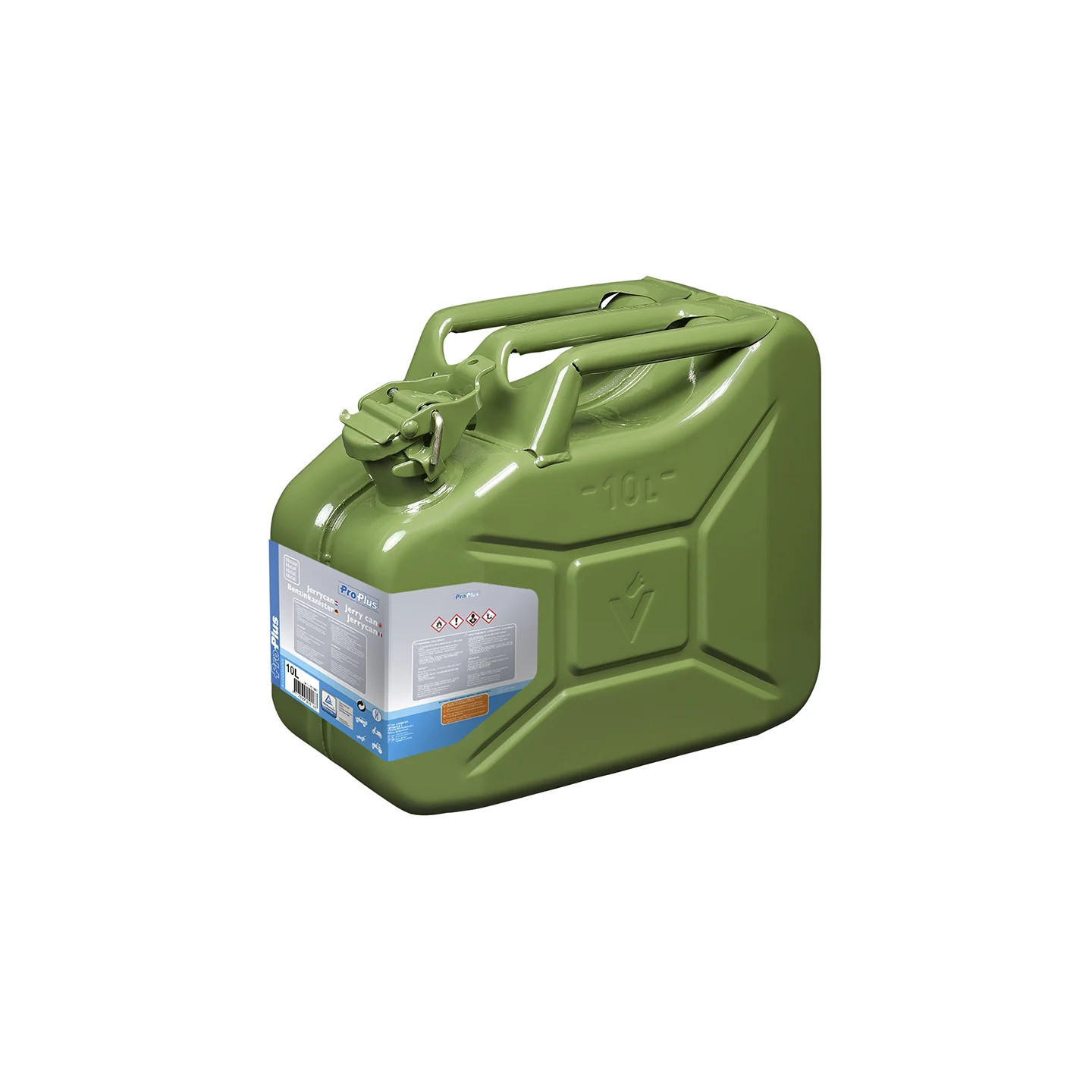 10L metal jerrycan - safe & durable use
