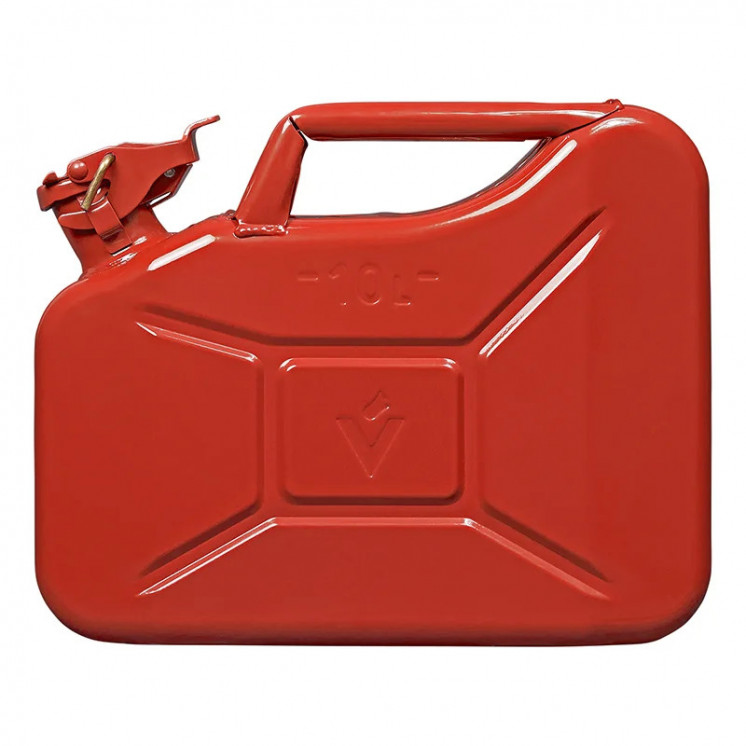 10L metal jerrycan - safe & durable use