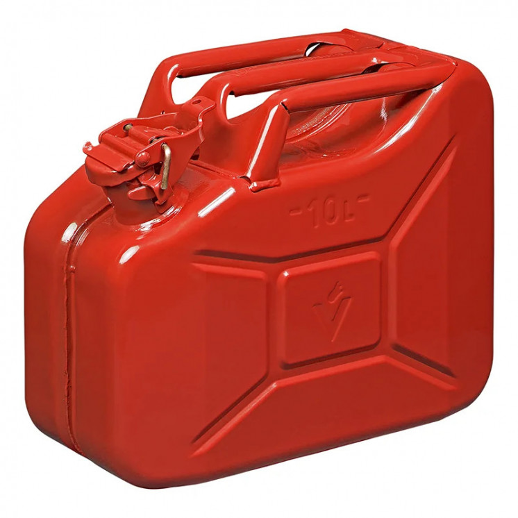 10L metal jerrycan - safe & durable use