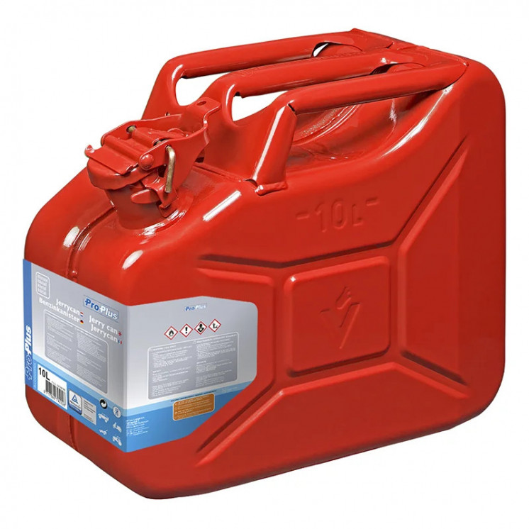 10L metal jerrycan - safe & durable use