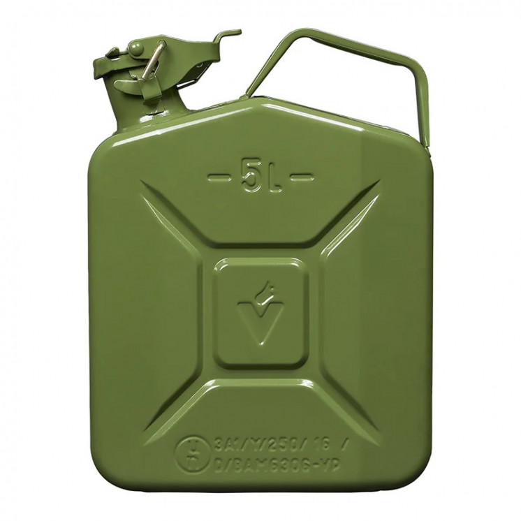 5L metal jerrycan - safe & durable use