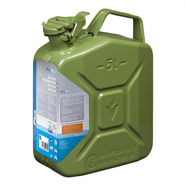 5L metal jerrycan - safe & durable use