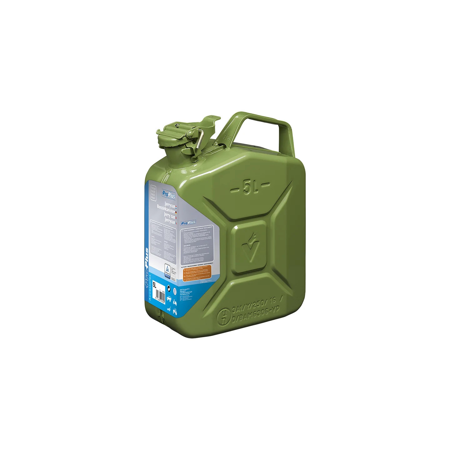 5L metal jerrycan - safe & durable use