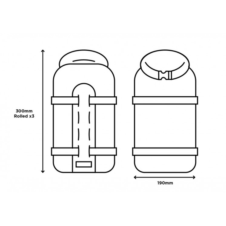 Restrap - Fork Bag - 5L Waterdichte Fietstas