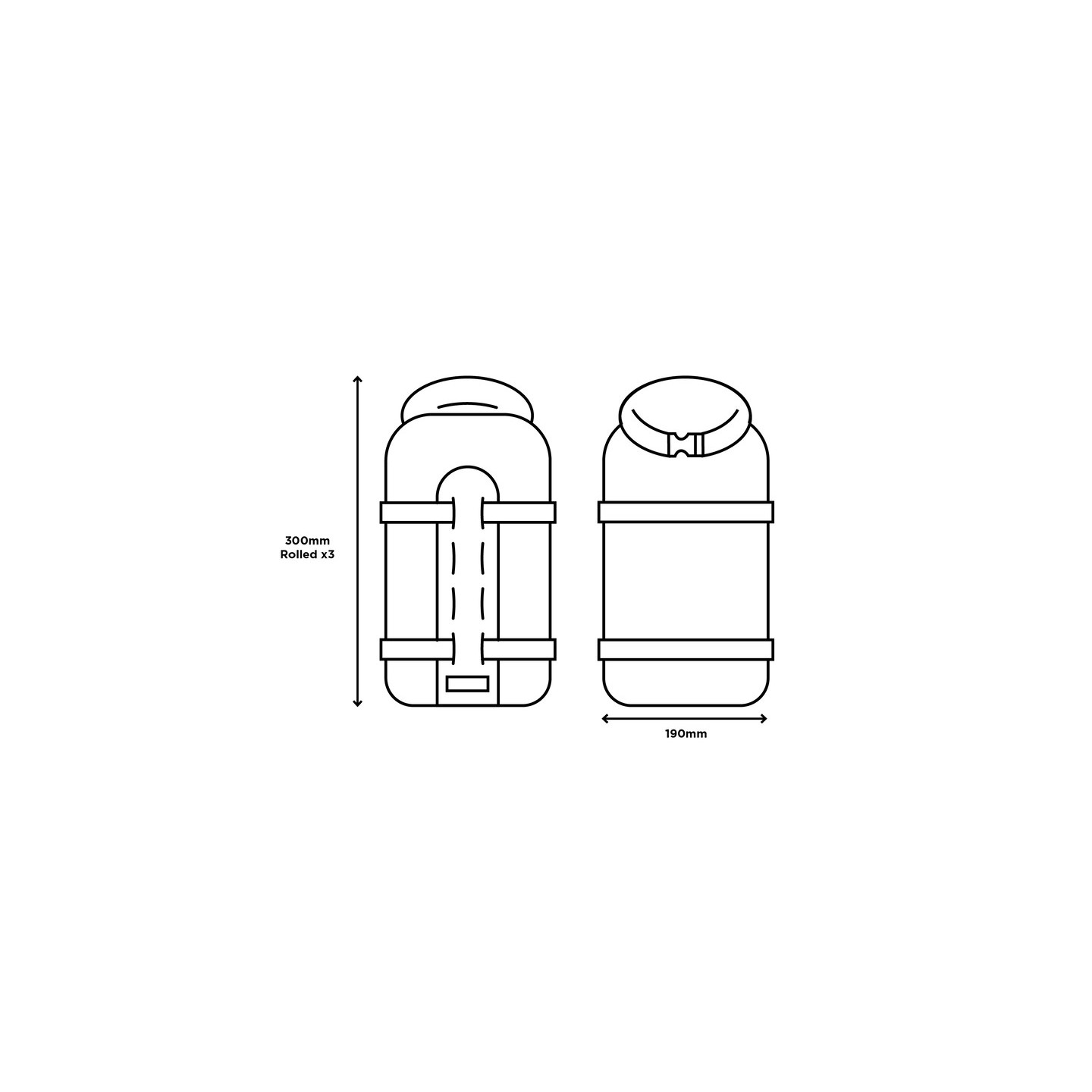 Restrap - Fork Bag - 5L Waterdichte Fietstas