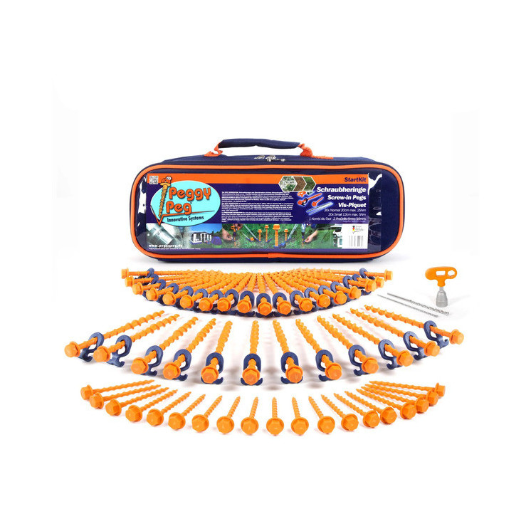 Peggy Peg - Startkit - 50 schroeven inclusief tas