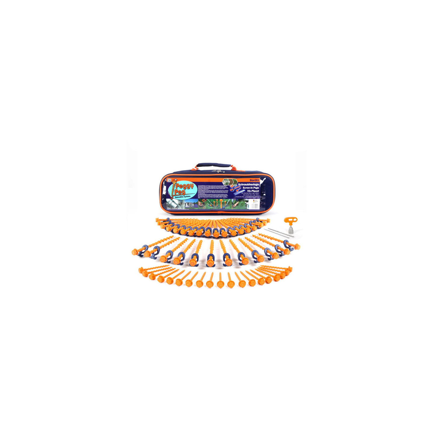 Peggy Peg - Starter Kit - 50 Screws Including Bag