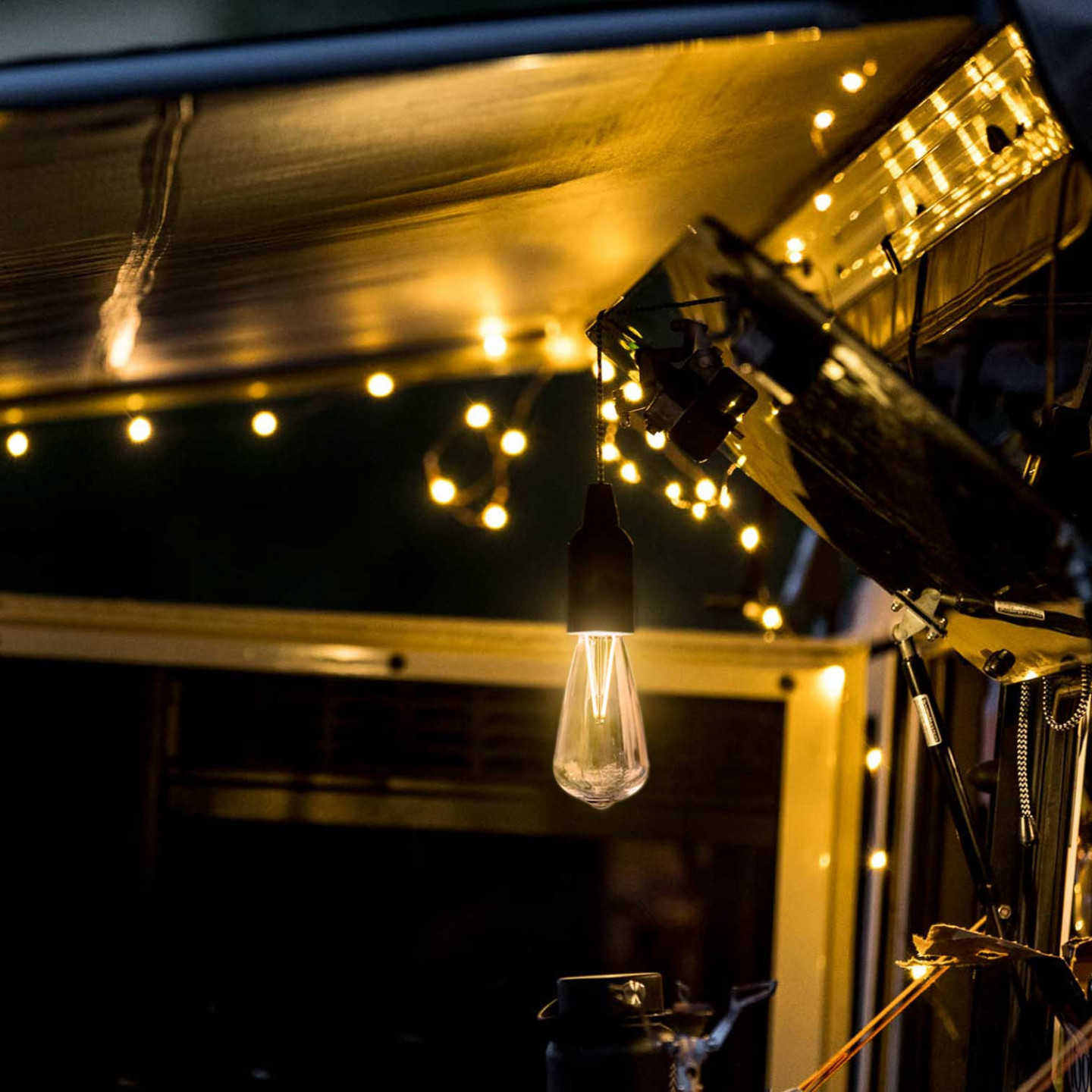 LED Light Chain "Camplight" - 10m USB Dimmable Weatherproof Lights