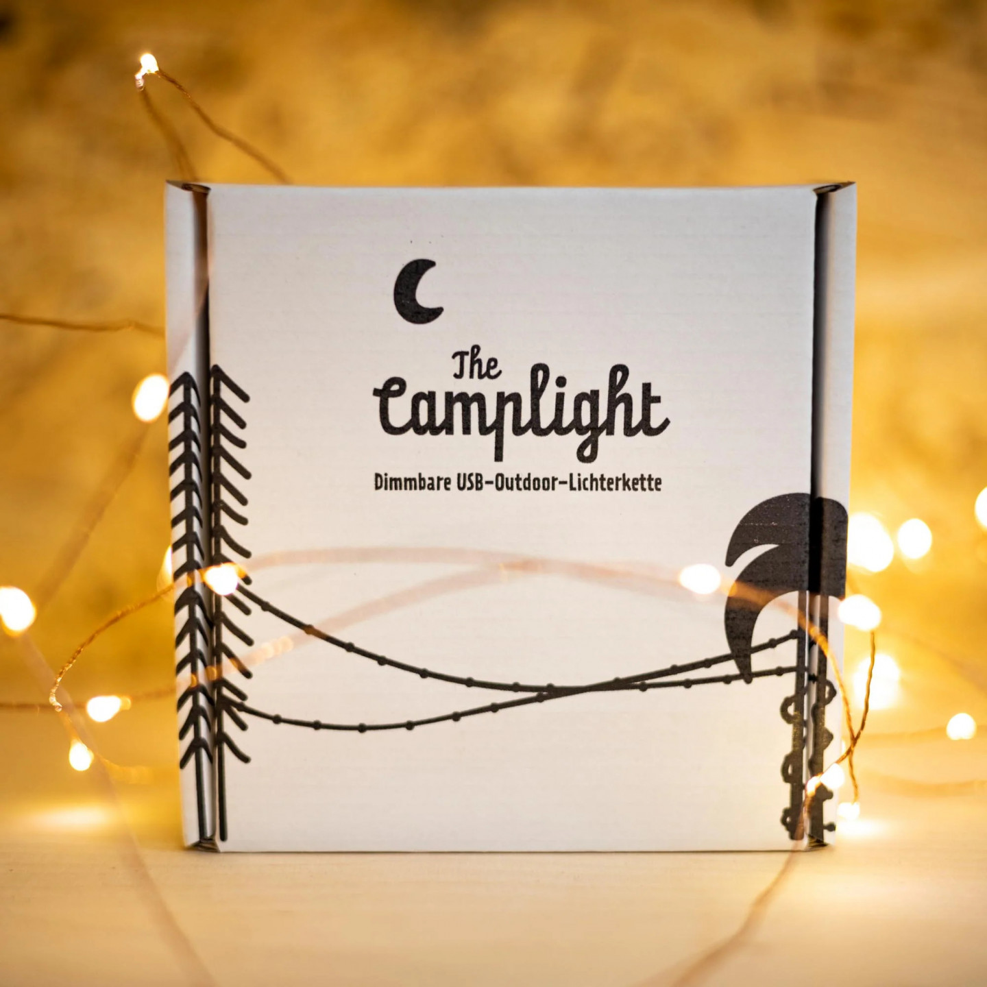 LED Light Chain "Camplight" - 10m USB Dimmable Weatherproof Lights