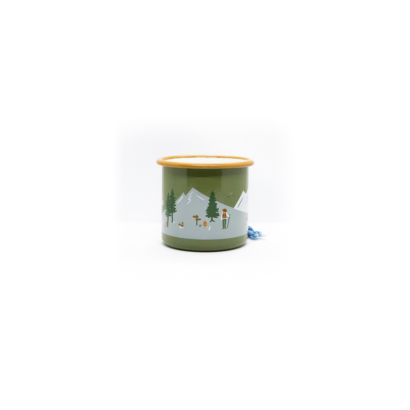 Roadtyping - durable 'Outdoor' enamel mug