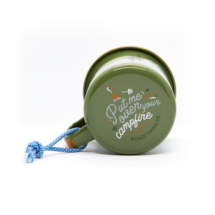 Roadtyping - durable 'Outdoor' enamel mug