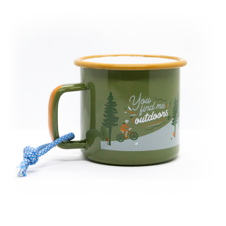 Roadtyping - durable 'Outdoor' enamel mug