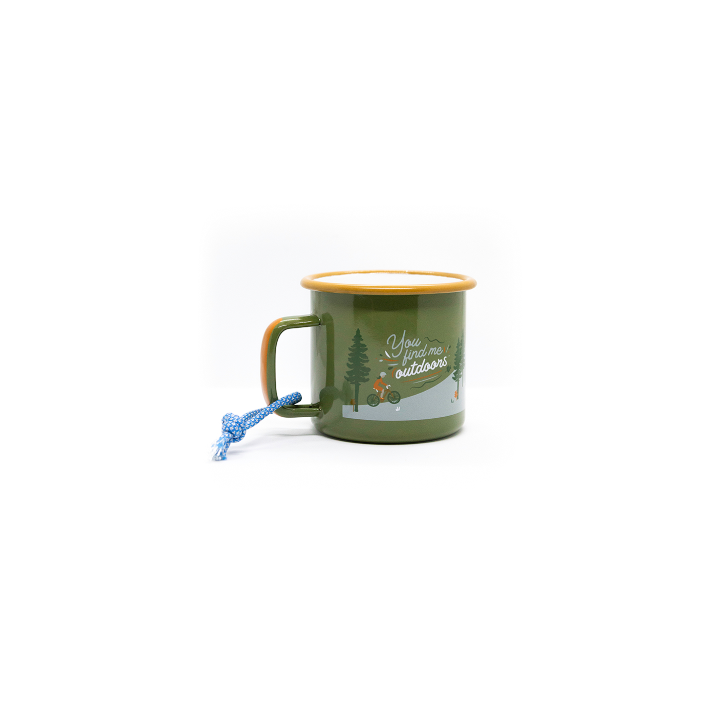 Roadtyping - durable 'Outdoor' enamel mug
