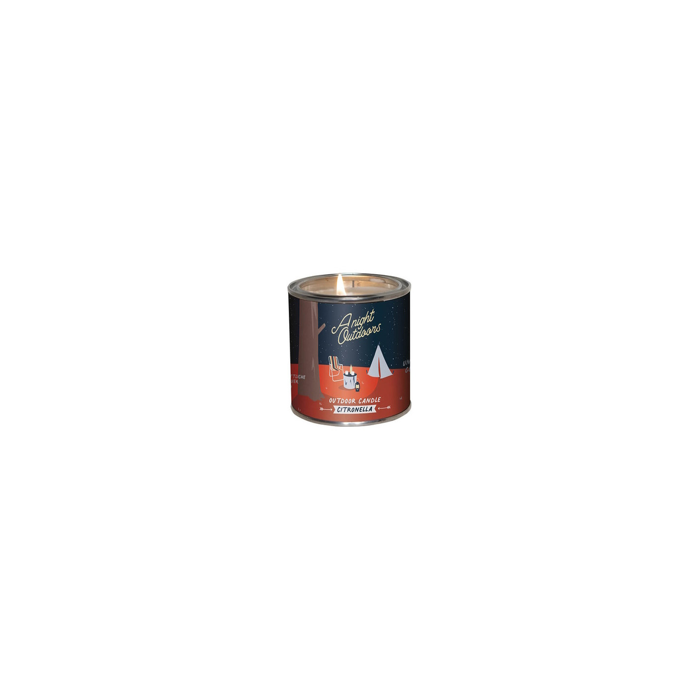 Roadtyping – organic citronella scented candle in tin