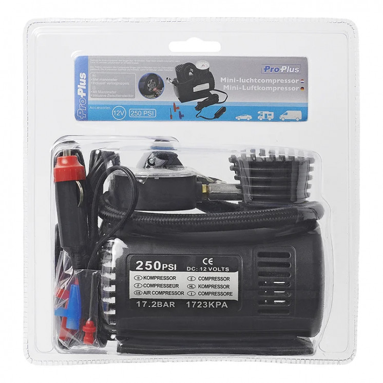 Mini-luchtcompressor (12V-17 bar)