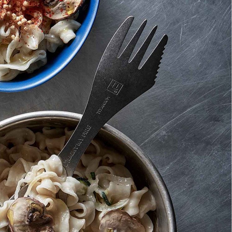 Light My Fire - Spork Kit Titanium - Duurzame bestekset voor outdoor