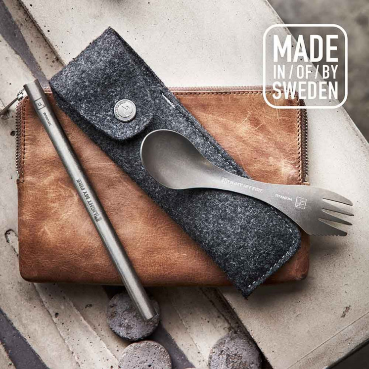 Light My Fire - Spork 'n Straw Kit Titanium