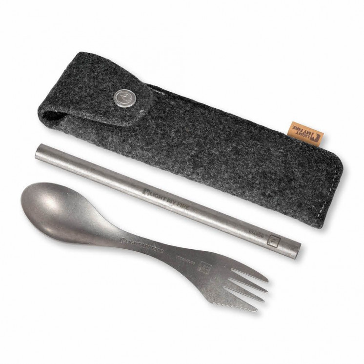 Light My Fire - Spork 'n Straw Kit Titanium