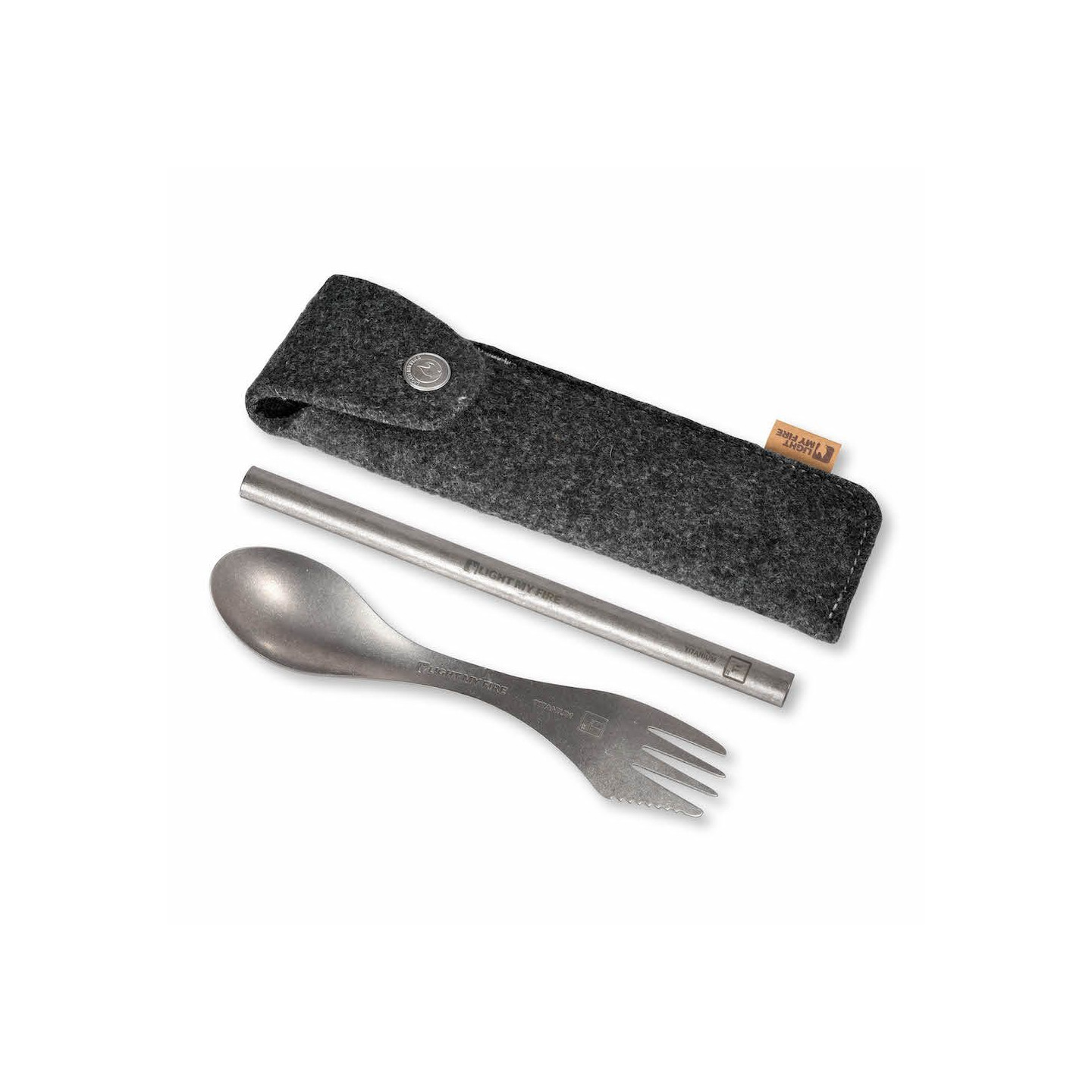 Light My Fire - Spork 'n Straw Kit Titanium