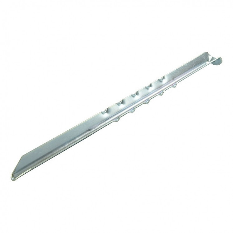 ProPlus - Geribbelde metalen tentharing 40 cm - set van 2