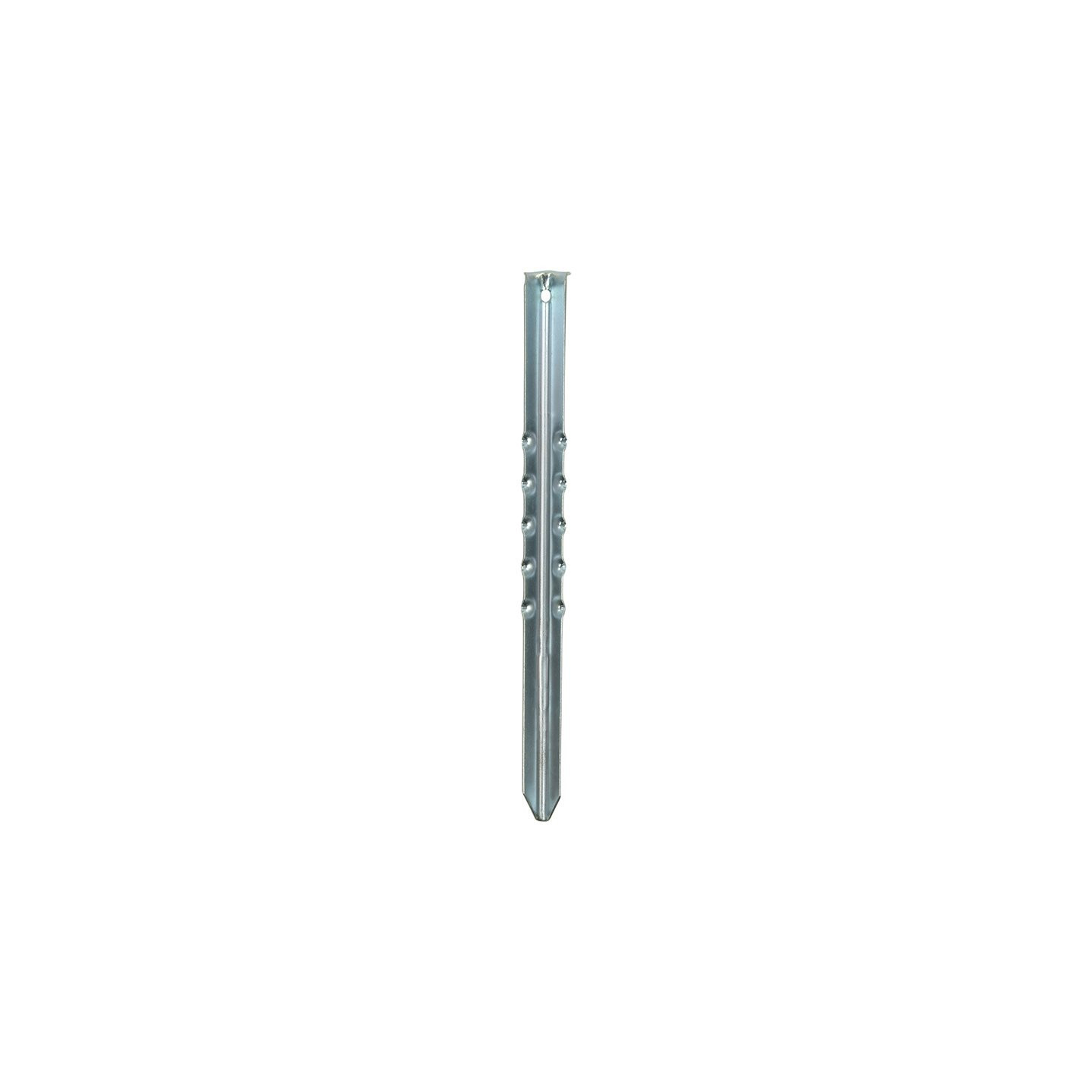 ProPlus - Geribbelde metalen tentharing 40 cm - set van 2