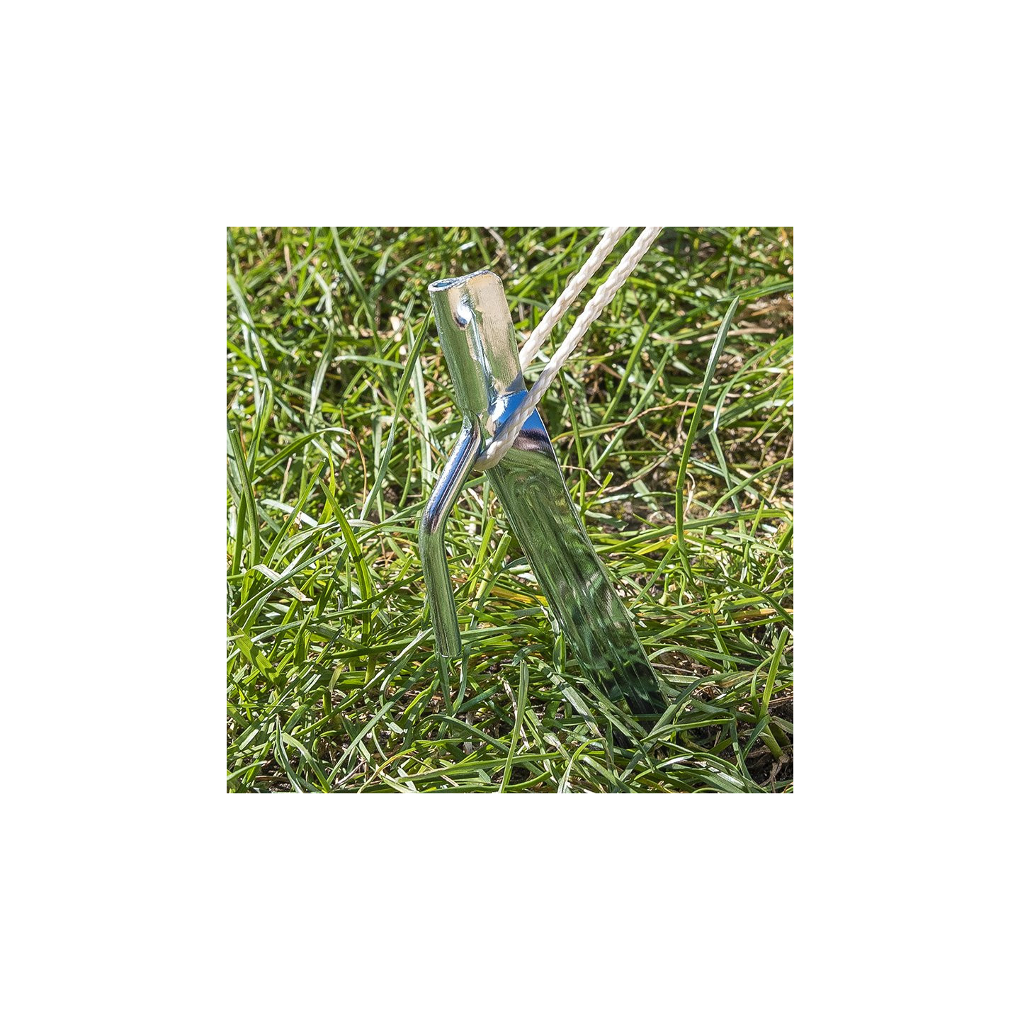 ProPlus - Metalen tentharing 30 cm met haak - set van 6